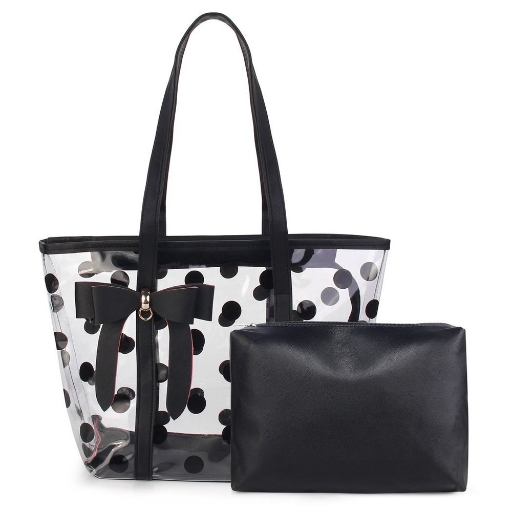 Clear Tote Bags Multi-Use Shoulder Bag Handbag Beach Bag Shoing Bag :'D